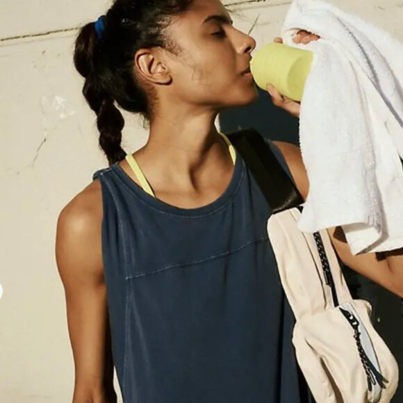 Free People Hot Shot Onesie Twisted in Navy Marin ๐ Factory Sealed - Picture 6 of 9